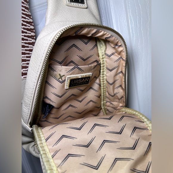 Urban Expressions | Textured Crossbody Sling Bag | Faux Leather | Adjustable - Picture 11 of 13